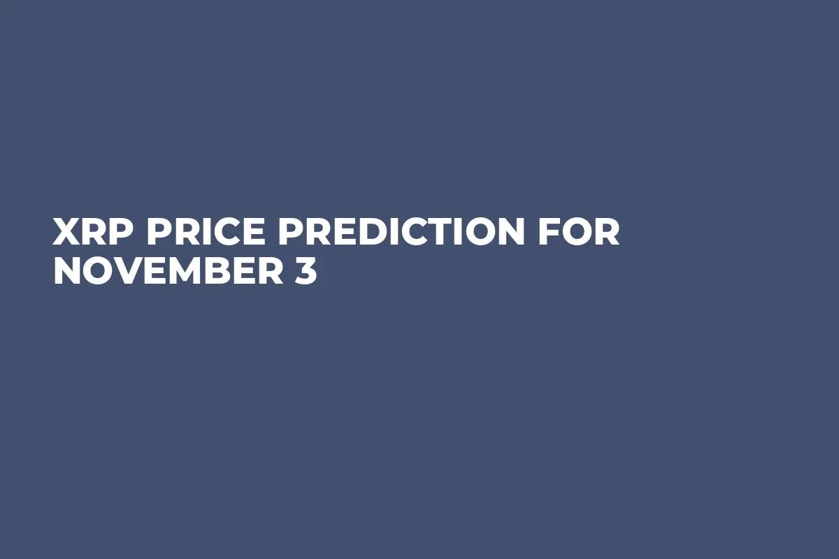 XRP Price Prediction for November 3