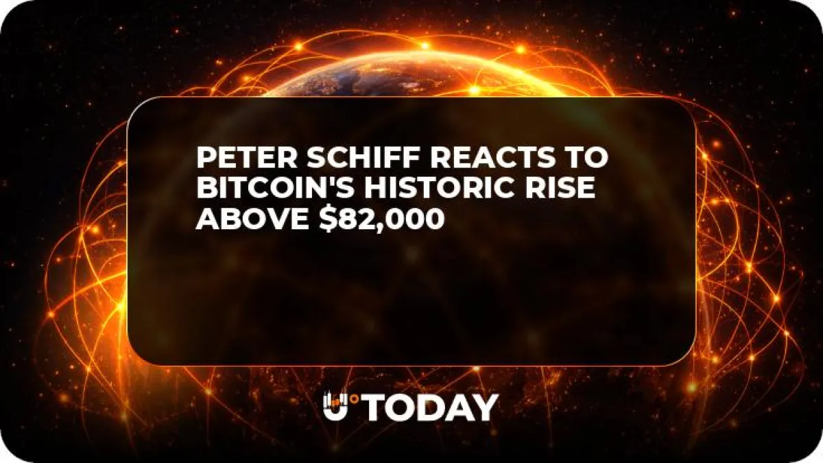 Peter Schiff Reacts to Bitcoin's Historic Rise Above $82,000