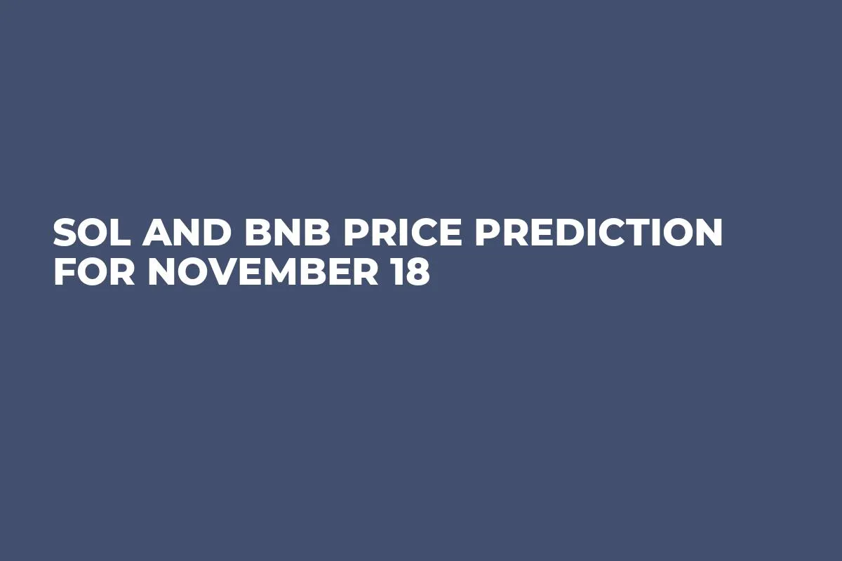 SOL and BNB Price Prediction for November 18