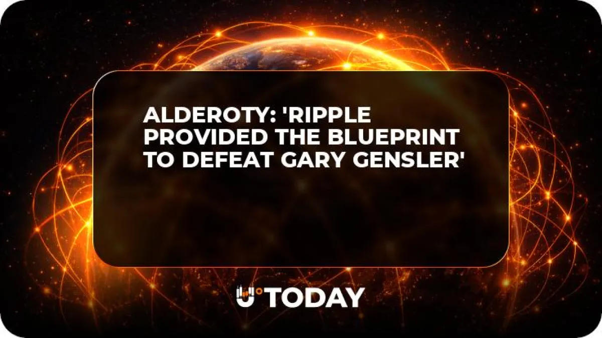 Alderoty: 'Ripple Provided the Blueprint to Defeat Gary Gensler'