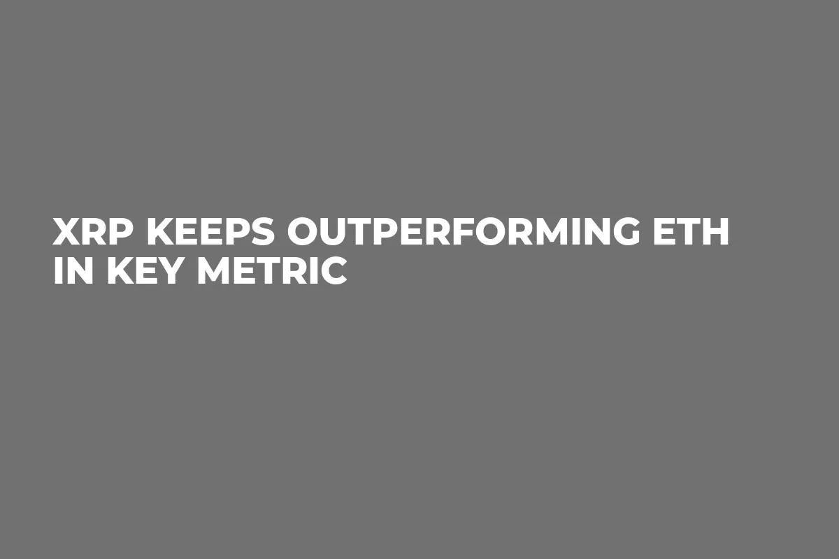 XRP Keeps Outperforming ETH in Key Metric