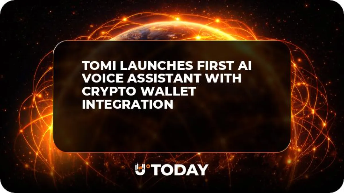 TOMI Launches First AI Voice Assistant With Crypto Wallet Integration