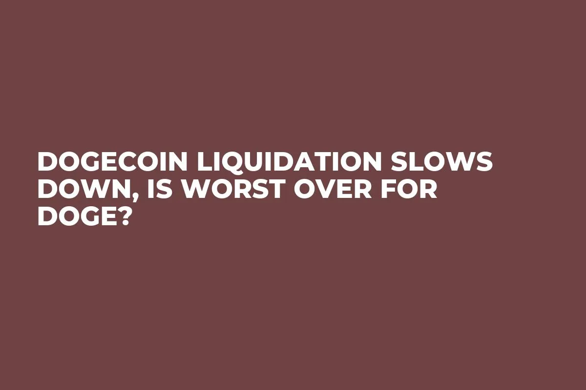 Dogecoin Liquidation Slows Down, Is Worst Over for DOGE?