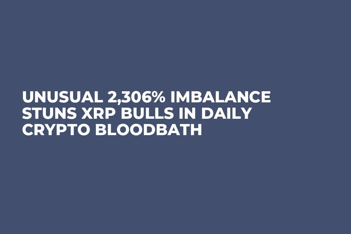 Unusual 2,306% Imbalance Stuns XRP Bulls in Daily Crypto Bloodbath