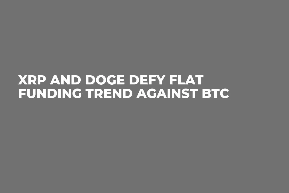 XRP and DOGE Defy Flat Funding Trend Against BTC
