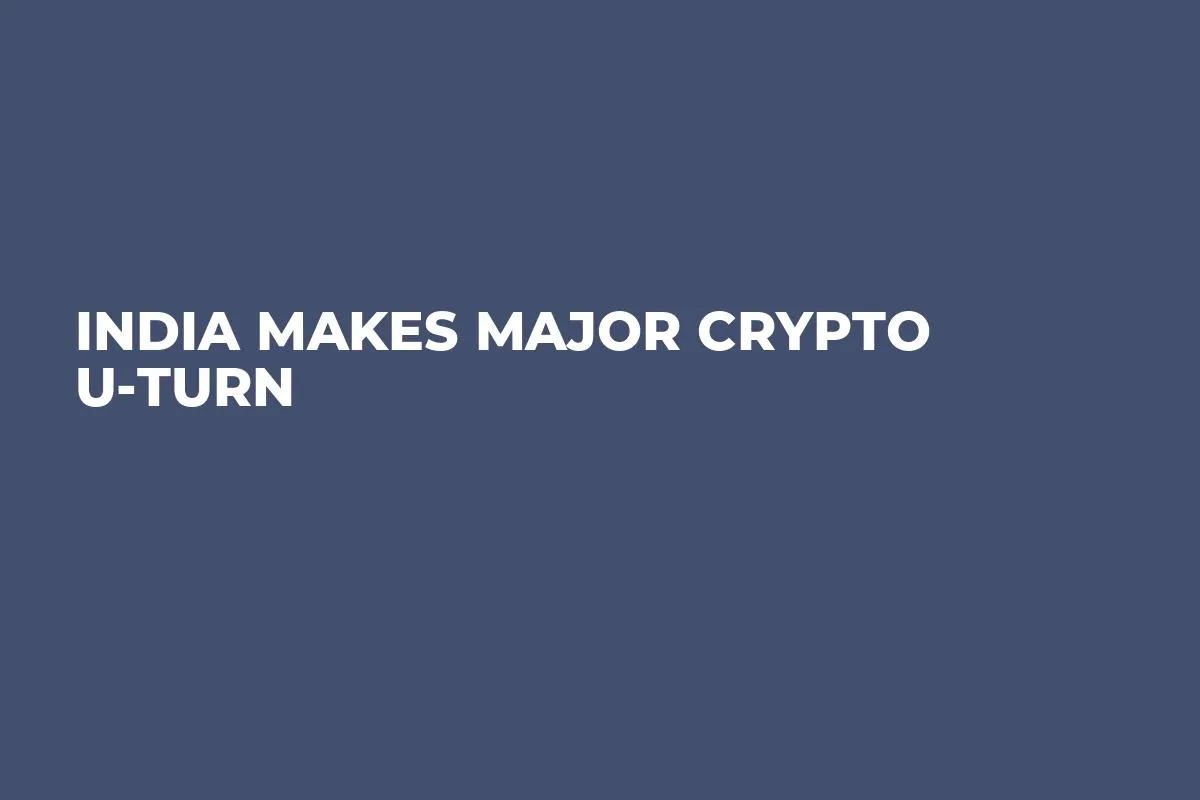 India Makes Major Crypto U-Turn