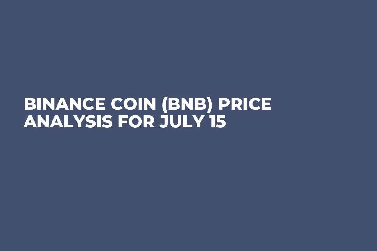 Binance Coin (BNB) Price Analysis for July 15