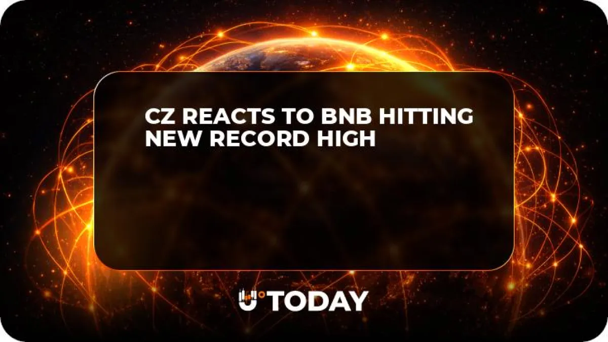 CZ Reacts to BNB Hitting New Record High