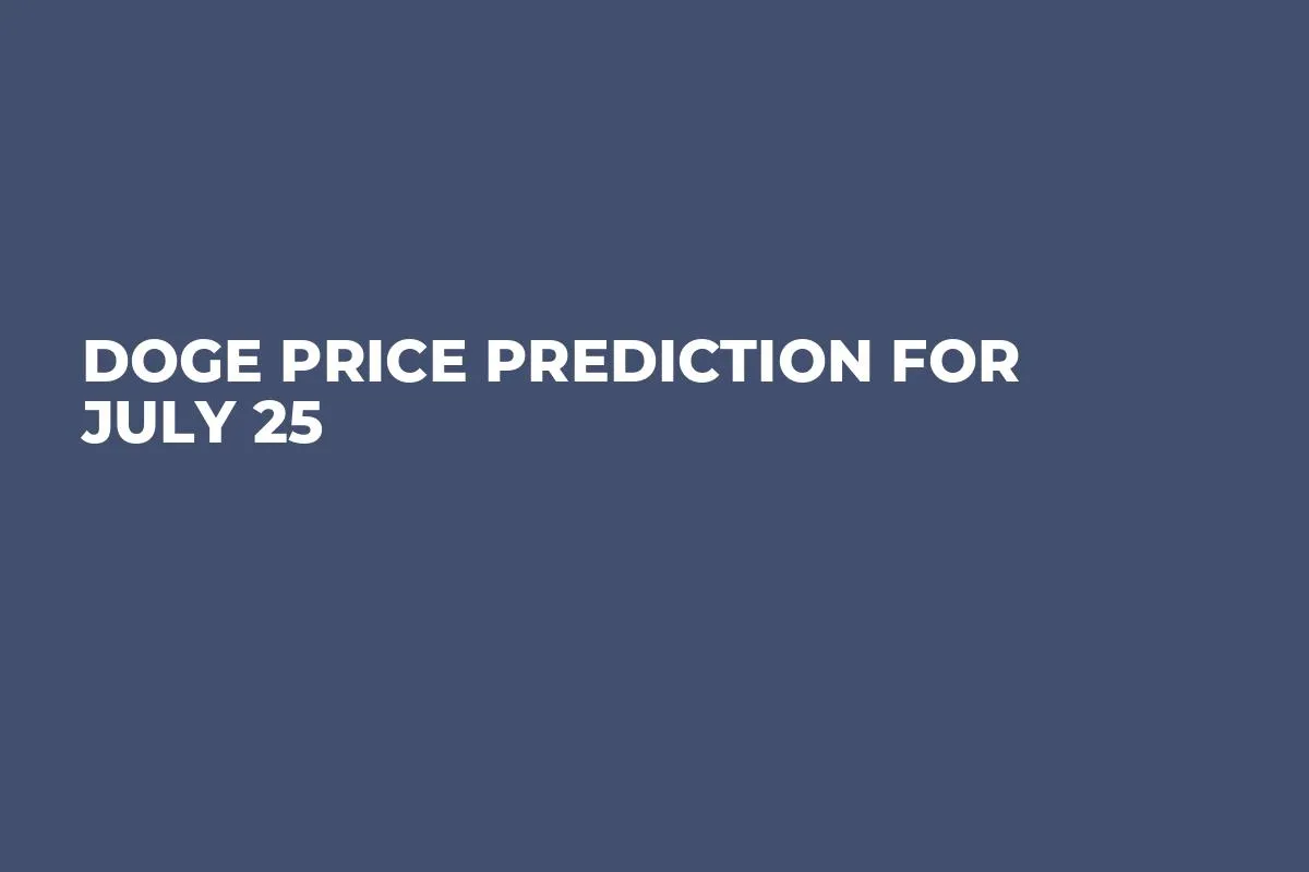 DOGE Price Prediction for July 25