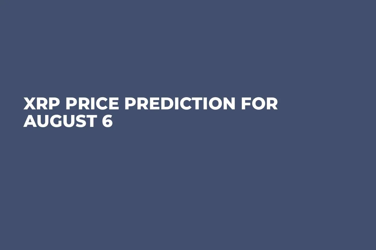 XRP Price Prediction for August 6
