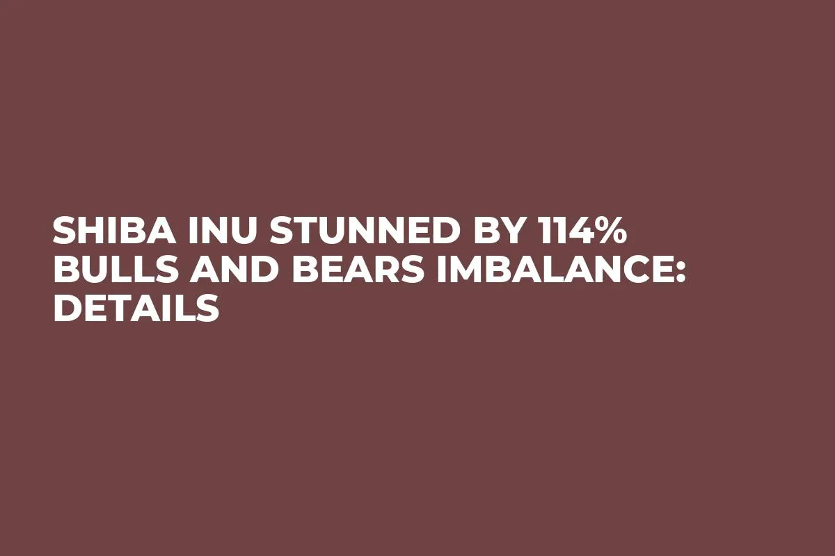 Shiba Inu Stunned by 114% Bulls and Bears Imbalance: Details