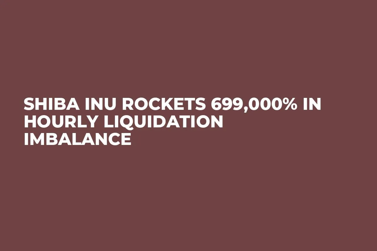Shiba Inu Rockets 699,000% in Hourly Liquidation Imbalance