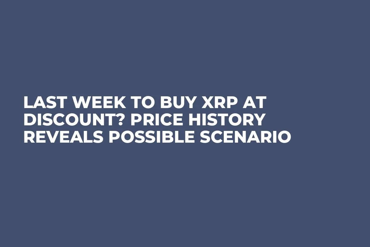 Last Week to Buy XRP at Discount? Price History Reveals Possible Scenario