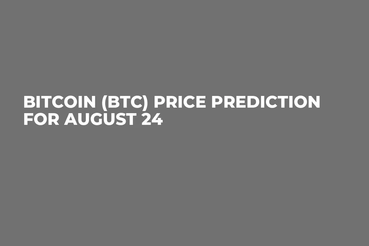Bitcoin (BTC) Price Prediction for August 24