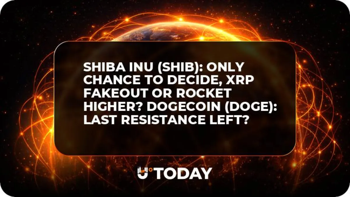 Shiba Inu (SHIB): Only Chance to Decide, XRP Fakeout or Rocket Higher? Dogecoin (DOGE): Last Resistance Left?