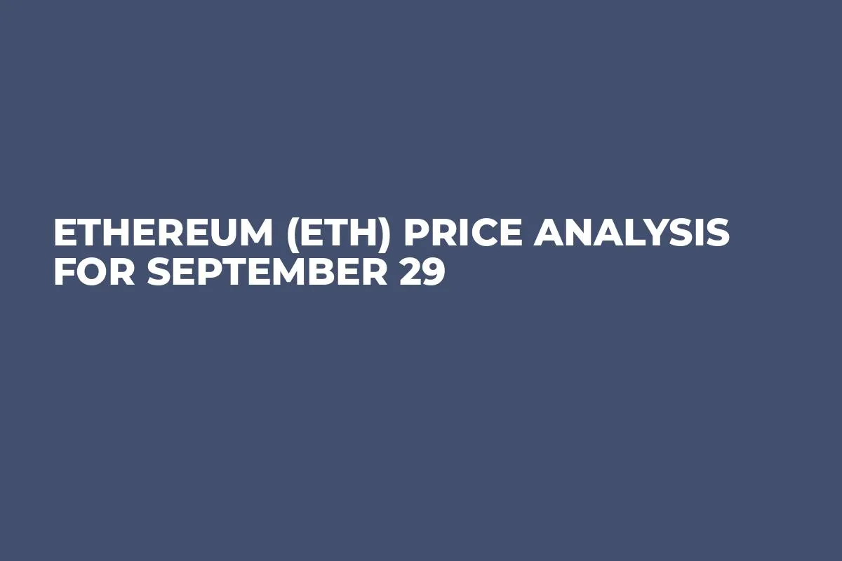 Ethereum (ETH) Price Analysis for September 29
