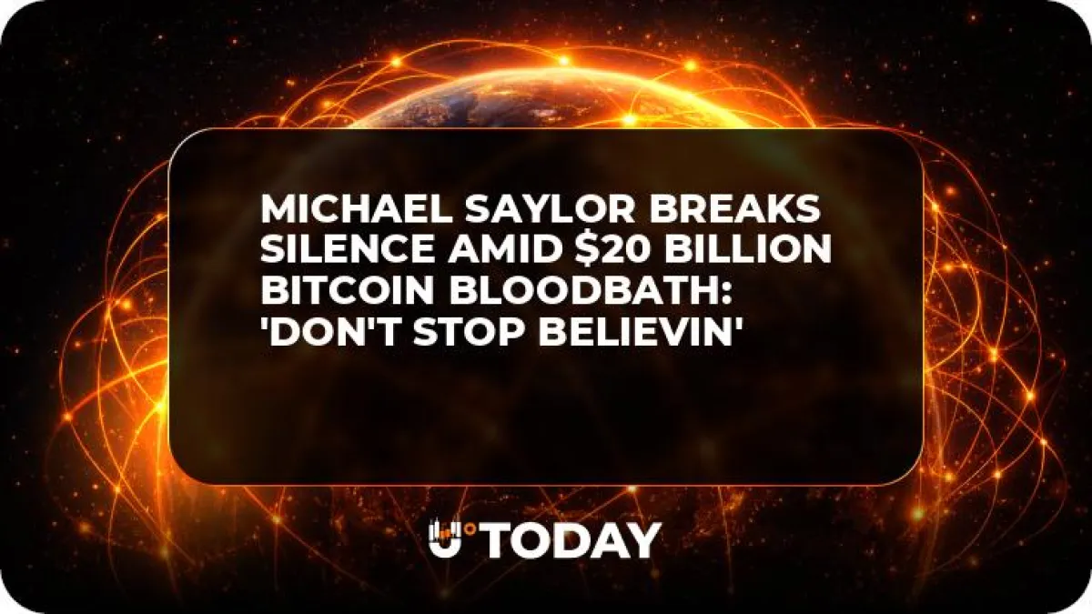 Michael Saylor Breaks Silence Amid $20 Billion Bitcoin Bloodbath: 'Don't Stop Believin'