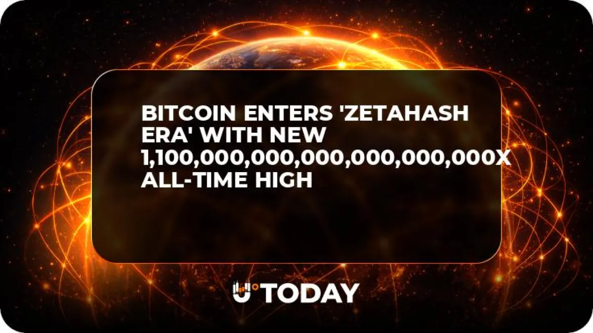 Bitcoin Enters 'Zetahash Era' With New 1,100,000,000,000,000,000,000x All-Time High
