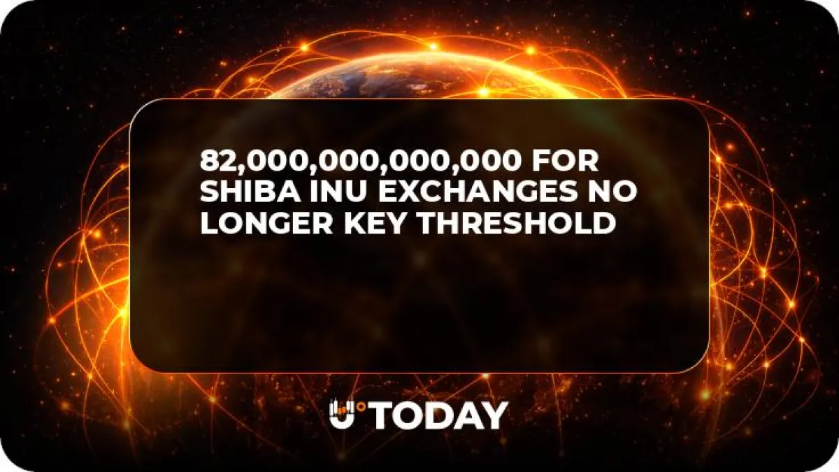 82,000,000,000,000 for Shiba Inu Exchanges No Longer Key Threshold
