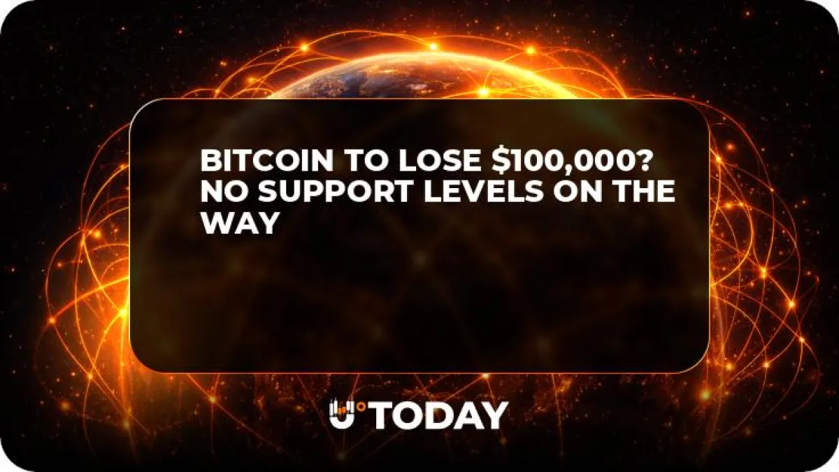 Bitcoin to Lose $100,000? No Support Levels on the Way