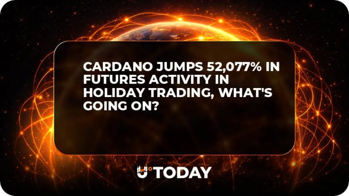 Cardano Jumps 52,077% in Futures Activity in Holiday Trading, What's Going On?