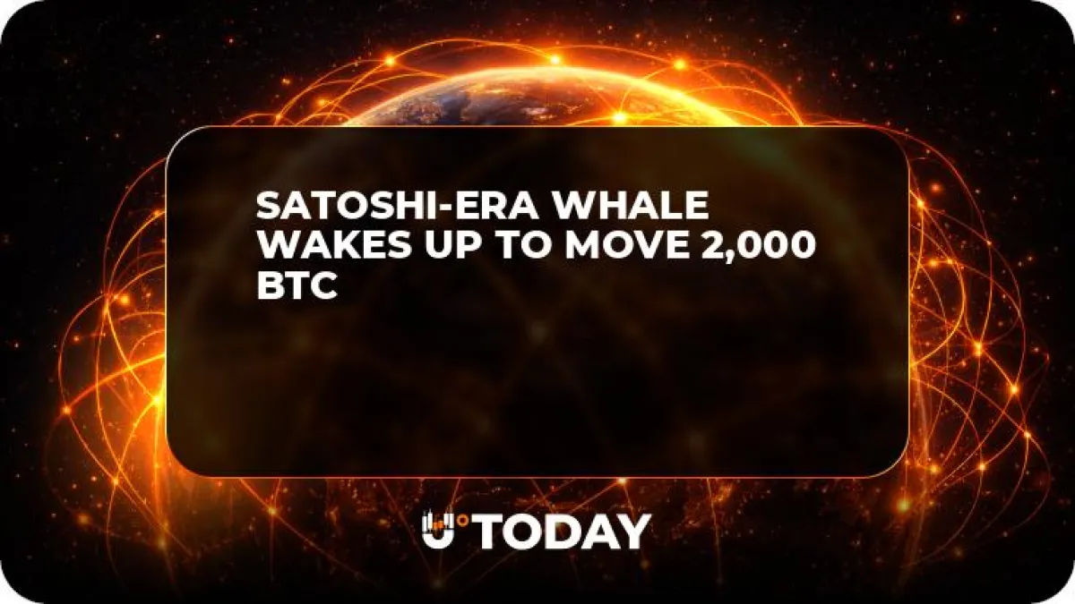 Satoshi-Era Whale Wakes Up to Move 2,000 BTC
