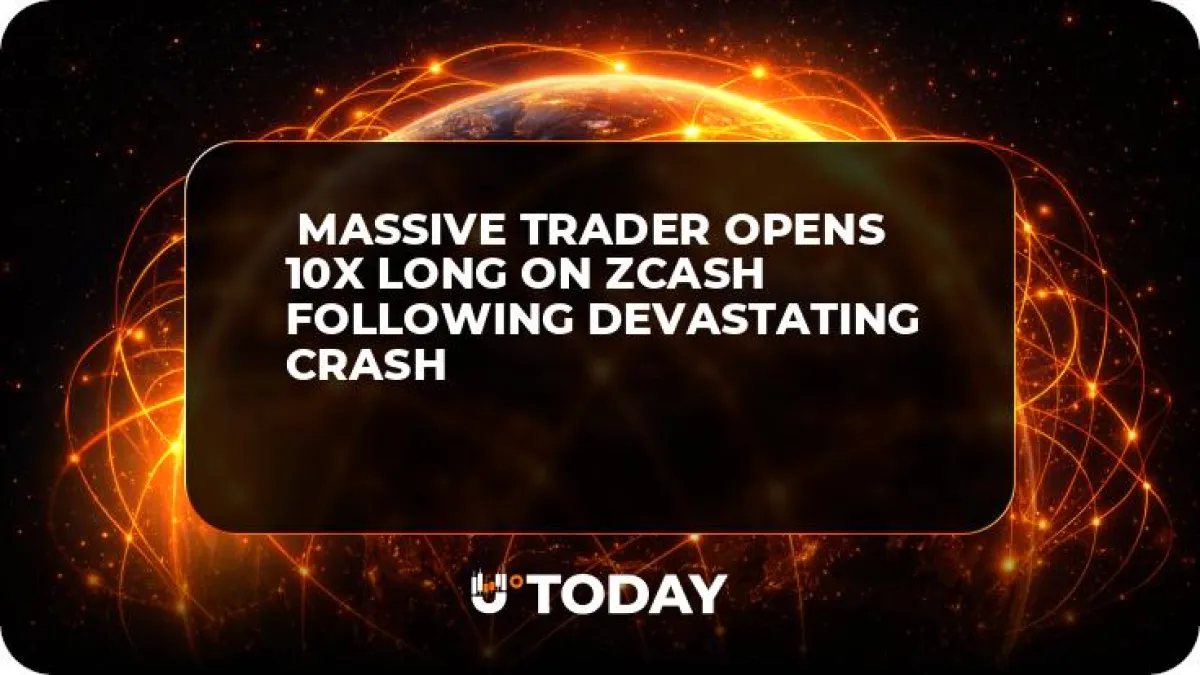  Massive Trader Opens 10x Long on Zcash Following Devastating Crash