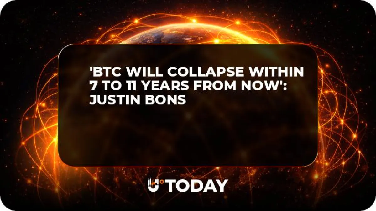 'BTC Will Collapse Within 7 to 11 Years From Now': Justin Bons