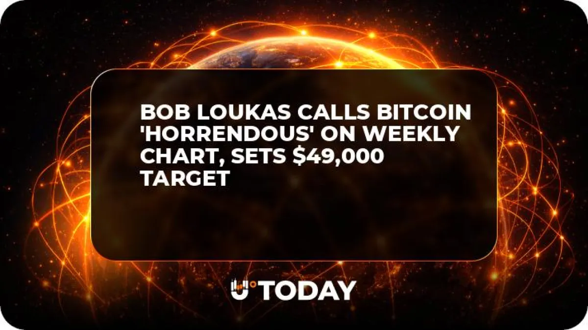 Bob Loukas Calls Bitcoin 'Horrendous' on Weekly Chart, Sets $49,000 Target