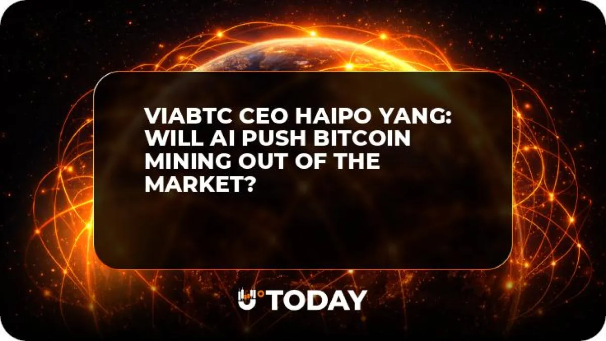 ViaBTC CEO Haipo Yang: Will AI Push Bitcoin Mining out of the Market?