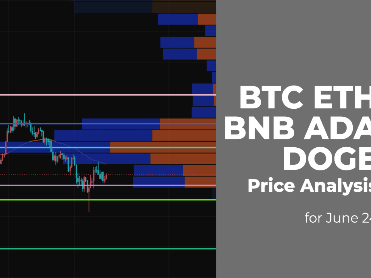 BTC, ETH, BNB, ADA and DOGE Price Analysis for June 24