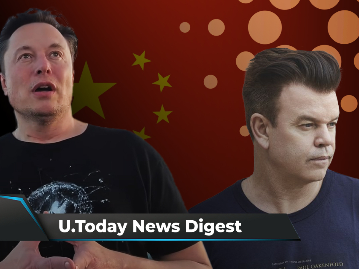 Elon Musk opines on China’s crypto ban, Paul Oakenfold’s music to be released on Cardano: Crypto News Digest