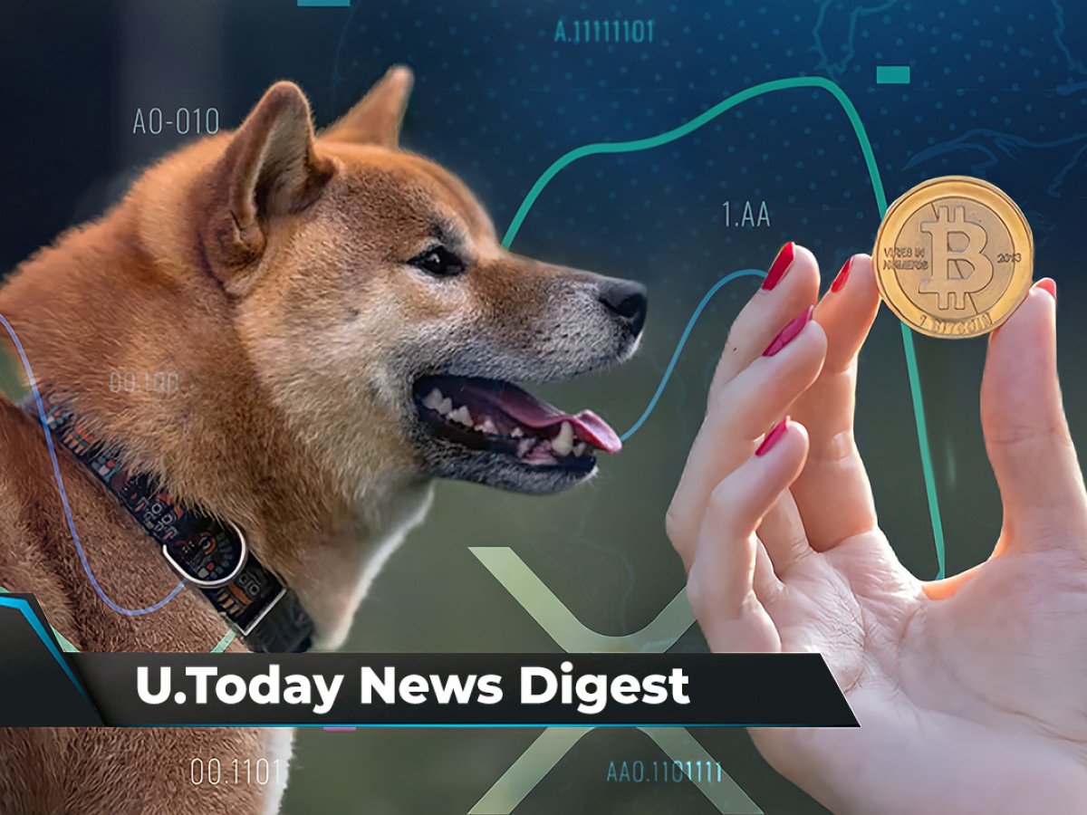 Shibarium Coming Soon, Two Indicators Show BTC Reached Bottom, ADA and XRP Face Institutional Inflows: Crypto News Digest by U.Today - U.Today