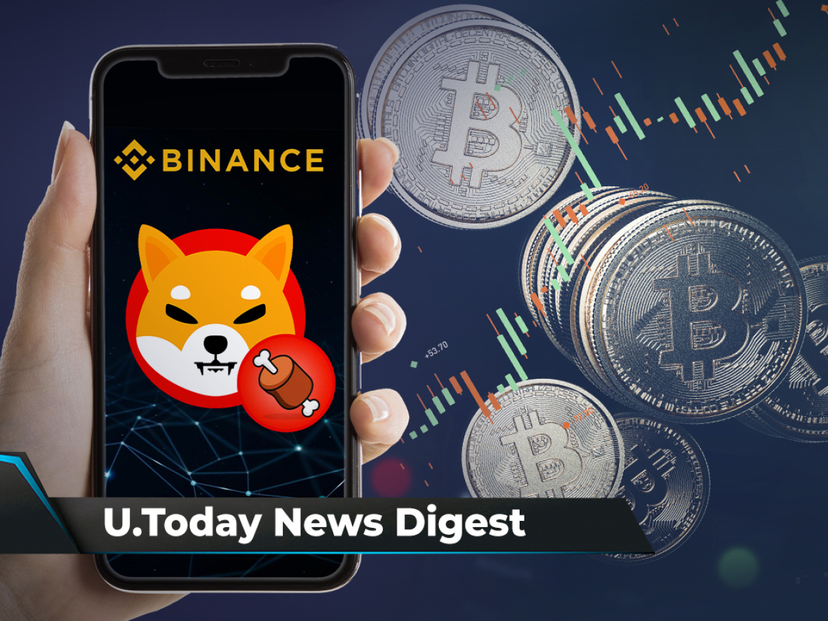 CZ Says BTC Might Hit k in Few Months or Years, ShibaSwap’s BONE Trackable on Binance, Cardano Joins Linux Foundation as Gold Member: Crypto News Digest by U.Today