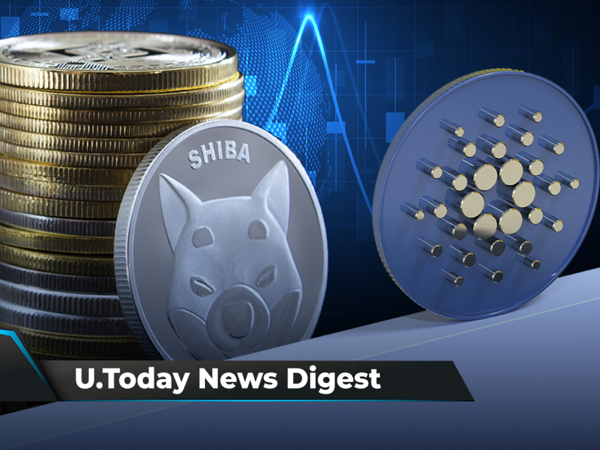 SHIB Sets New Community Record, Cardano Reaches Important Milestone, Celsius Faces Bankruptcy: Crypto News Digest by U.Today
