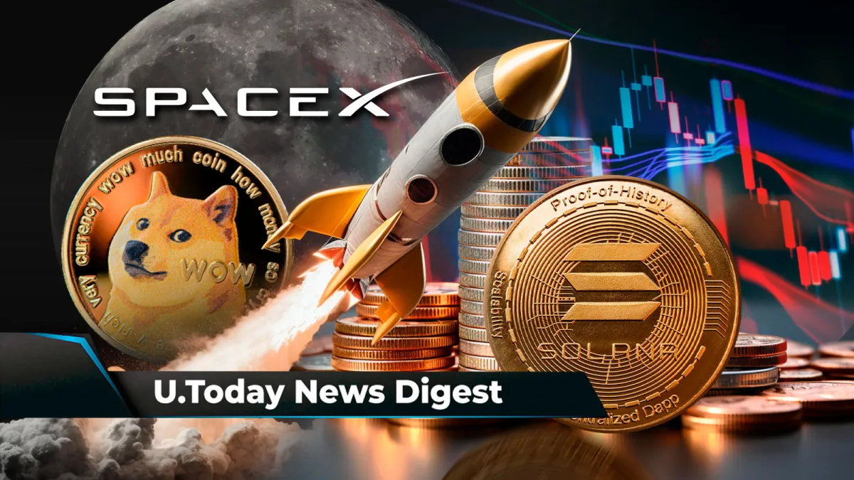 SpaceX Accepts DOGE Payment for Rescheduling DOGE-1 Lunar Mission, Solana's Fall Explained, Shytoshi Kusama Hints at 'Something About SHIB':... | Headlines | News | CoinMarketCap