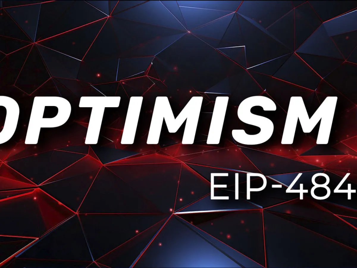 Optimism Chains Ready for EIP 4844 Upgrade, Here's Why This Is Big Deal | Headlines | News | CoinMarketCap