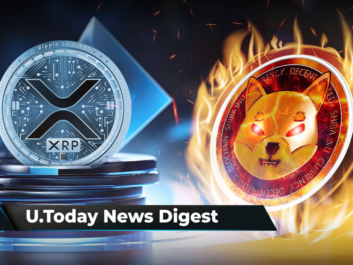 SHIB Burns Skyrocket 2,076%, Three XRP Price Levels to Keep Eye On, Nearly $500 Million in Ethereum Moved to Justin Sun-Linked Wallet: Crypt...