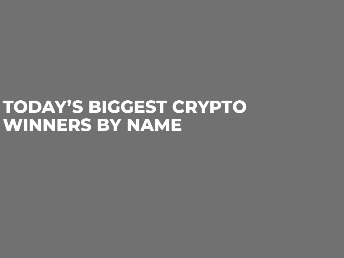 Today’s Biggest Crypto Winners by Name