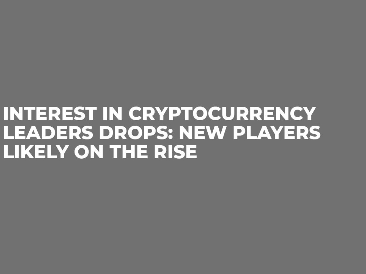 cryptocurrency interest drops