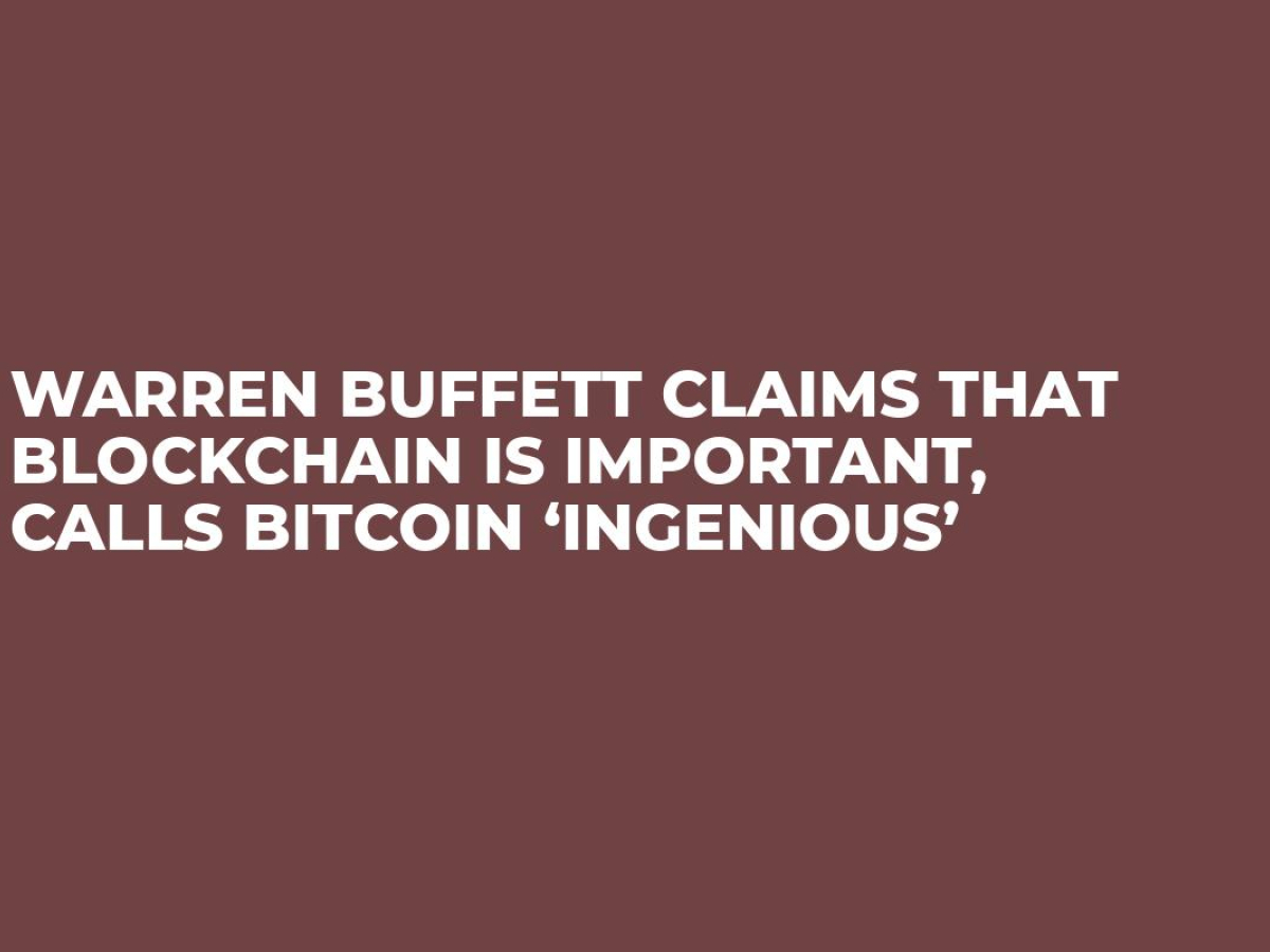 warren buffett blockchain investment