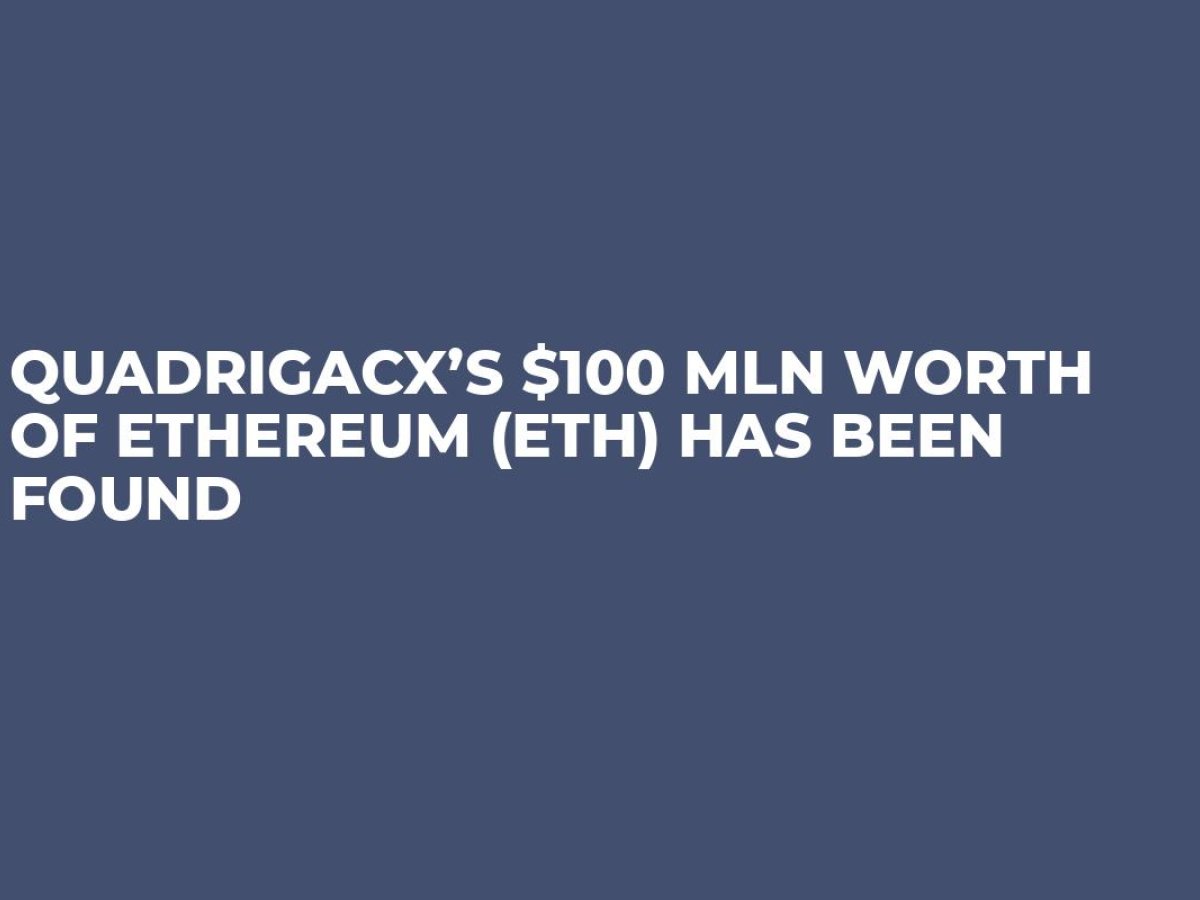 ethereum quadrigacx