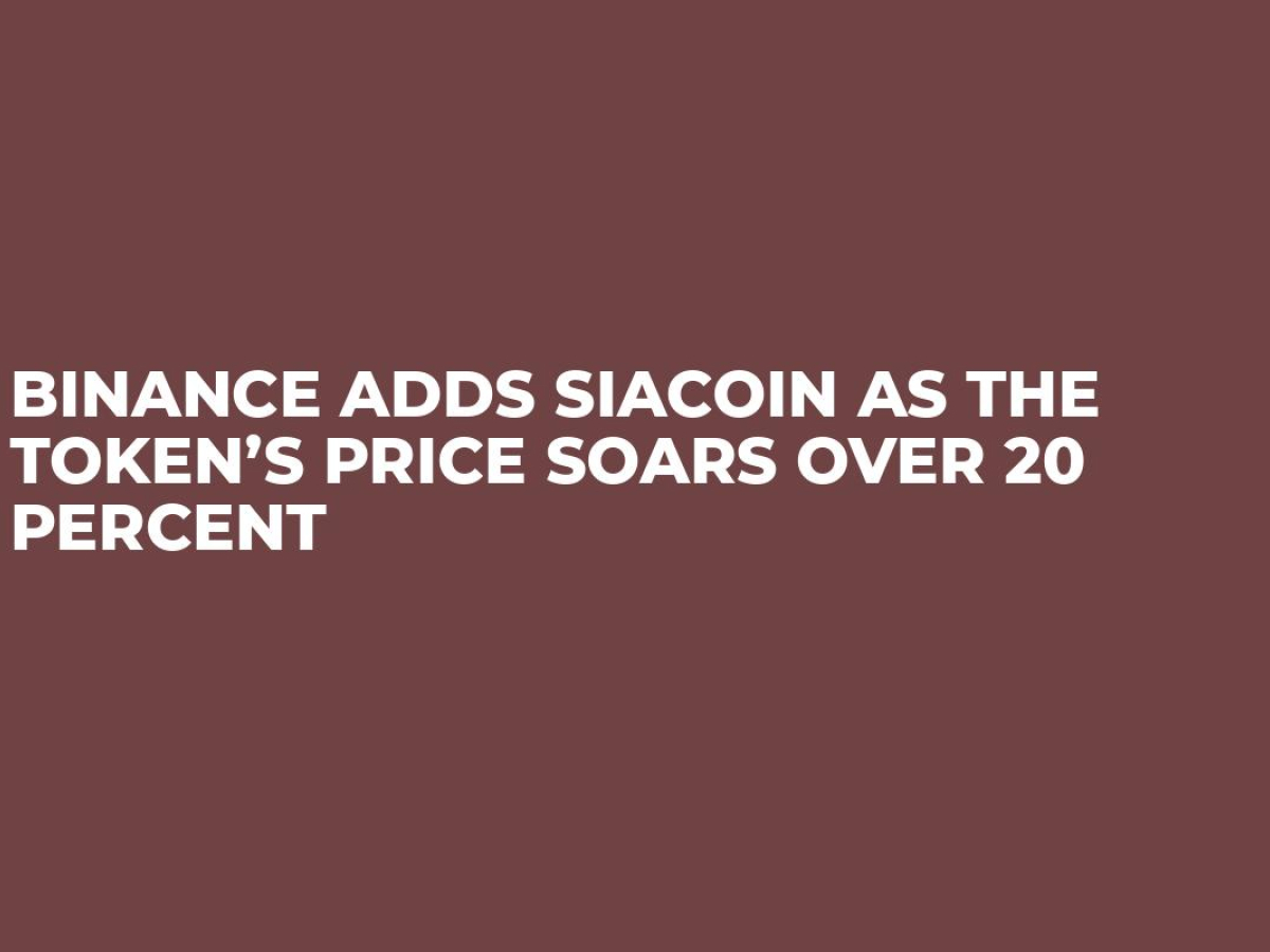 binance siacoin