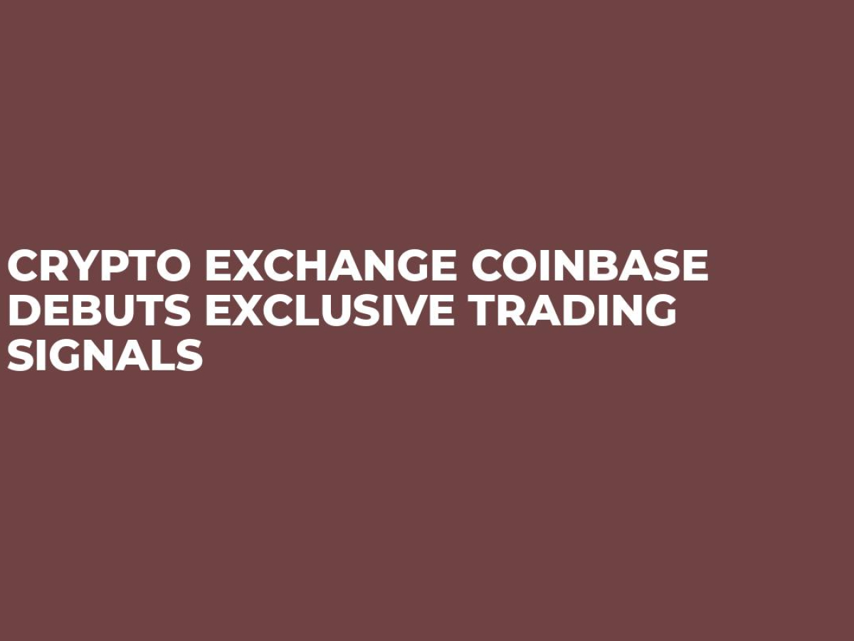 Crypto Exchange Coinbase Debuts Exclusive Trading Signals