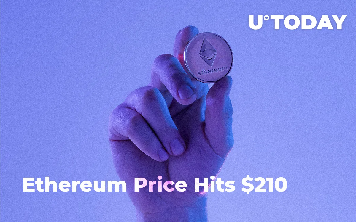 Ethereum Price (ETH) Hits $210, Will the Rally Continue to $220?