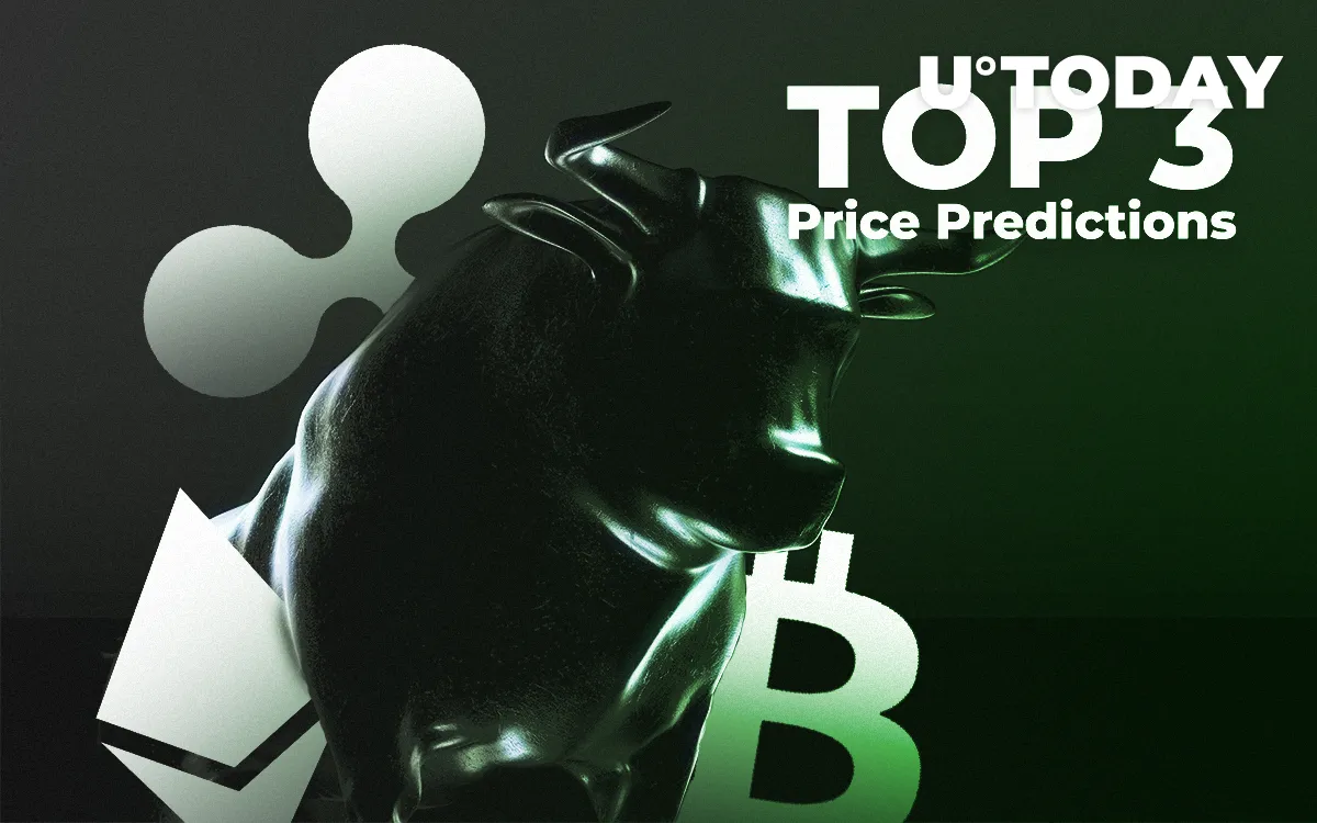 TOP 3 Price Predictions: BTC, ETH, XRP — Market Has Switched to Green. Does It Mean Bullish Tendencies?