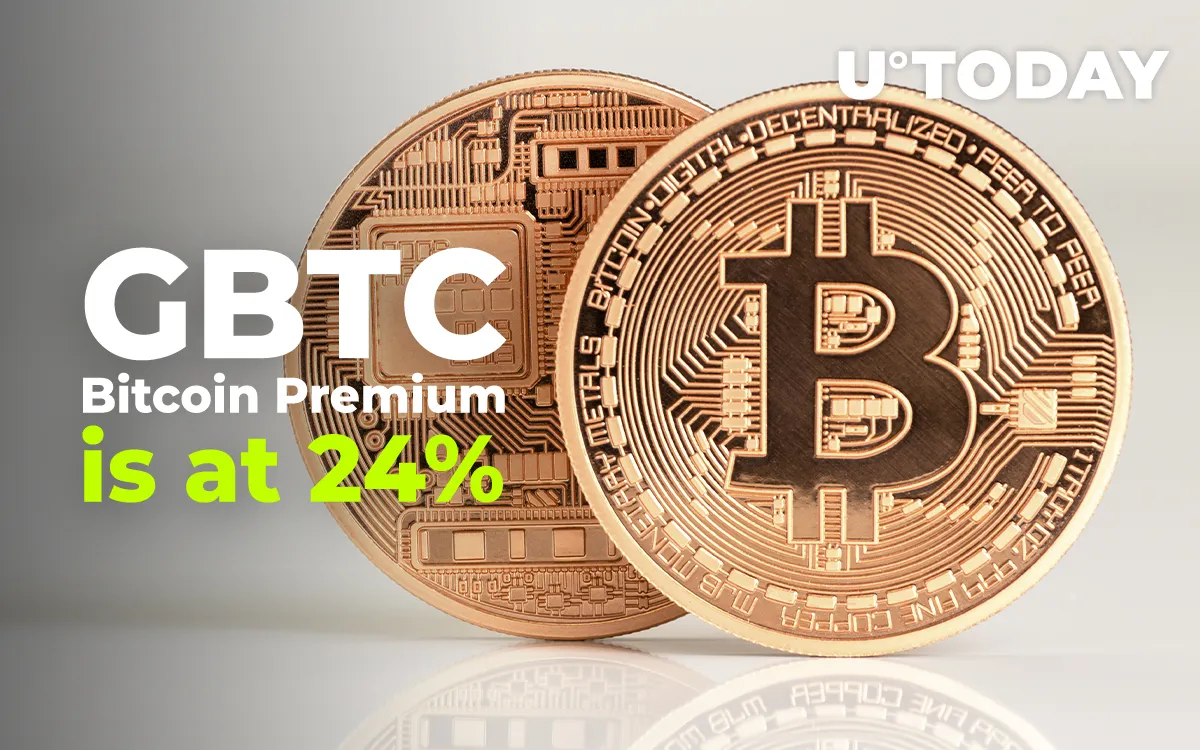 GBTC Bitcoin Premium is at 24%, Shows Gradual Increase in Institutional Demand