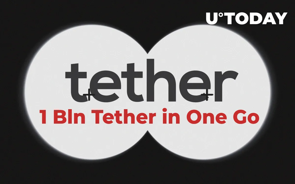 1 Bln Tether in One Go – Massive Invalid USDT Transactions Spotted by Whale Alert