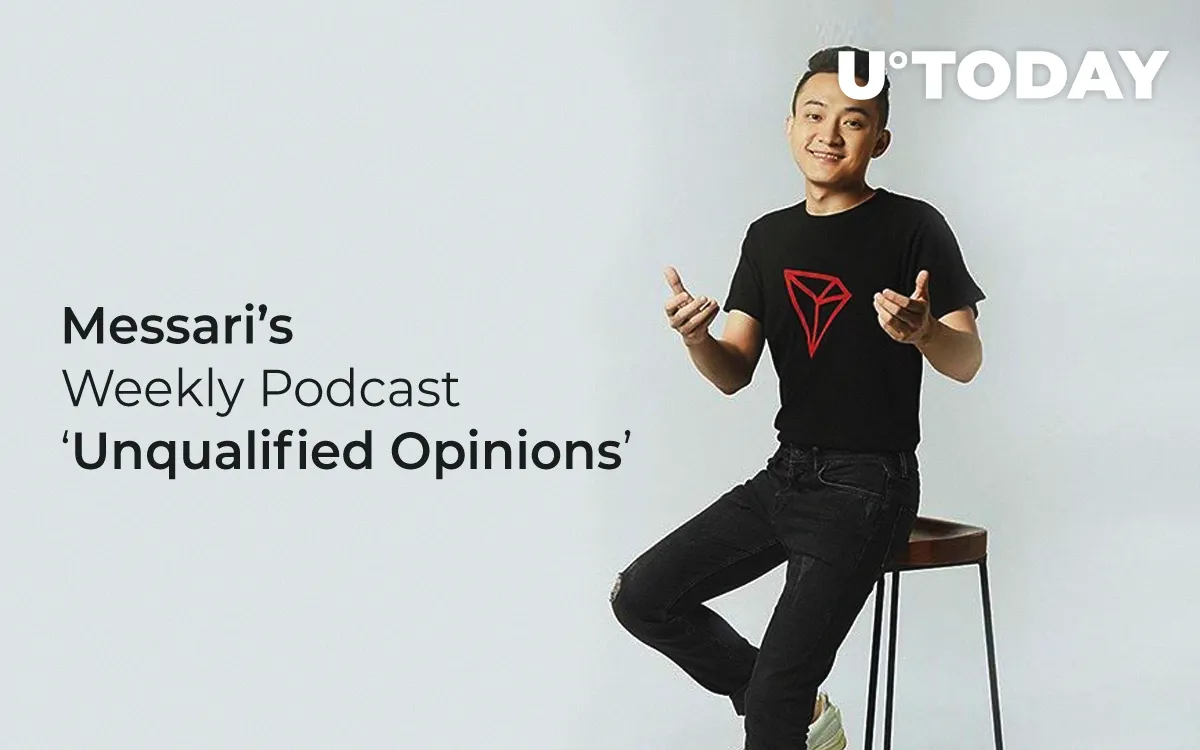 Tron TRX CEO Justin Sun Joins Messari’s Weekly Podcast ‘Unqualified Opinions’