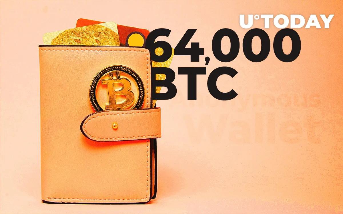 64,000 BTC Accumulated on Anonymous Wallet After a Few Wires from Major Exchange